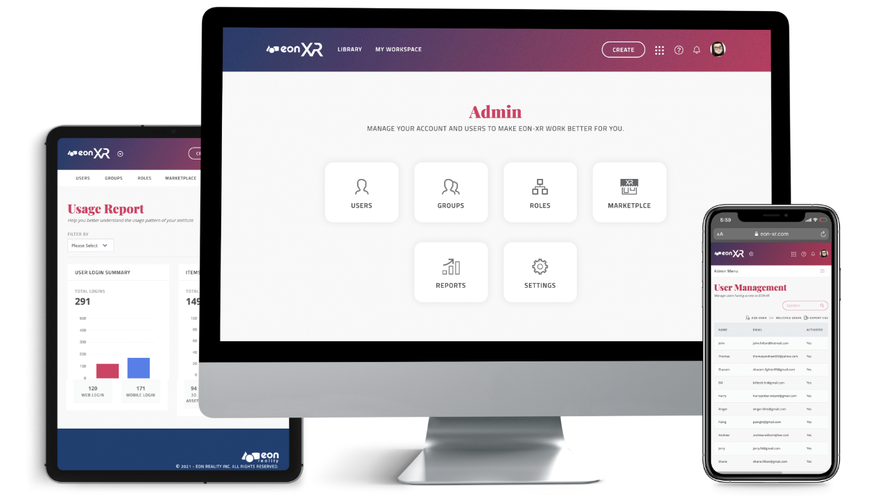 Detailed Admin Pages